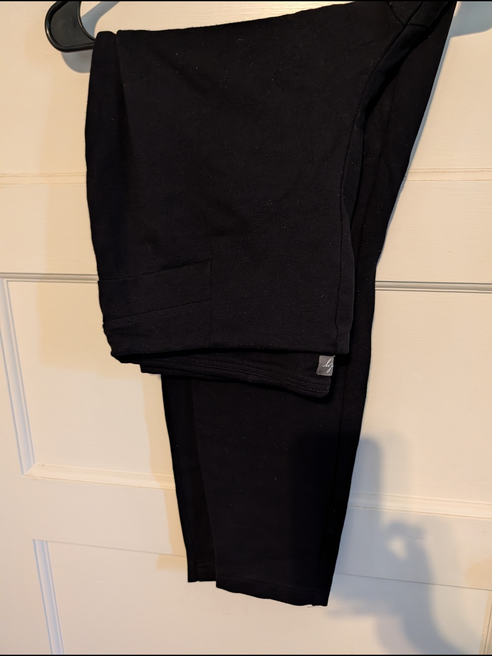 Wonderly Black Knit Straight Leg Dress Pants